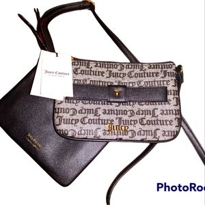 Juicy Couture Crossbody with Makeup Bag (New With Tags)